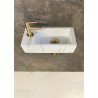 Fonteinset Rhea S mini fontein links carrara - complete set