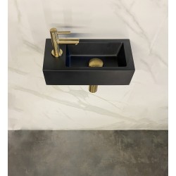 Fonteinset Rhea S mini fontein links quartz - complete set