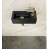 Fonteinset Rhea S mini fontein rechts quartz - complete set