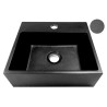 Fonteinset Leto fontein quartz geborsteld messing - complete set