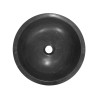 Raw waskom rond 40x12 cm hardsteen gezoet
