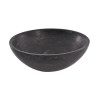 Raw waskom rond 32x12 cm hardsteen gezoet