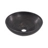 Raw waskom rond 32x12 cm hardsteen gezoet