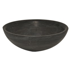 Raw waskom rond 40x14 cm hardsteen gezoet