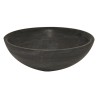 Raw waskom rond 40x14 cm hardsteen gezoet