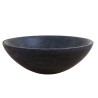 Raw waskom rond 32x12 cm hardsteen gezoet