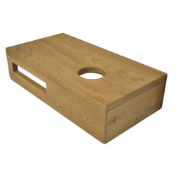Oak planchet 40 x 21 x 10 cm rechts