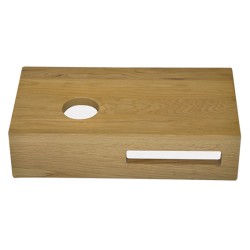 Oak planchet 40 x 21 x 10 cm links