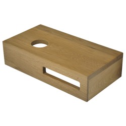 Oak planchet 40 x 21 x 10 cm links