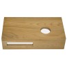 Oak planchet 40 x 21 x 10 cm rechts