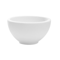 Tessa waskom rond 20 x 11 solid surface mat wit