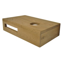 Oak planchet 40 x 21 x 10 cm rechts