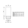 Anjo Vent-Alu 3000 Verlengelement met manchet 150/160 mm - onderdaks