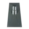 Dakdoorvoerpan 166 Universeel voor rieten daken 25-45° UR zwart