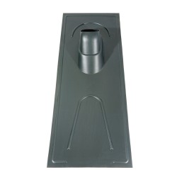 Dakdoorvoerpan 131 Universeel voor rieten daken 25-45° UR zwart