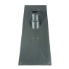 Dakdoorvoerpan 131 Universeel voor rieten daken 25-45° UR zwart