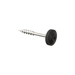 Sprengler schroef torx met EPDM volgring 60mm RVS 100 stuks zwart