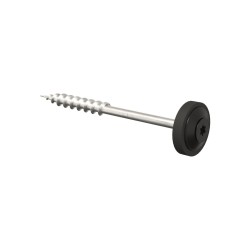 Sprengler schroef torx met EPDM volgring 80mm RVS 100 stuks zwart