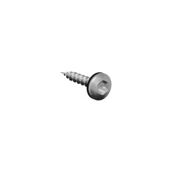 Dakpanschroef torx met EPDM volgring 40mm RVS 200 stuks