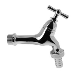 BONFIX Tapkraan slangkoppeling verchroomd 1/2" Kiwa