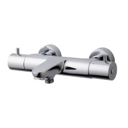 Caral thermostatische badmengkraan chroom