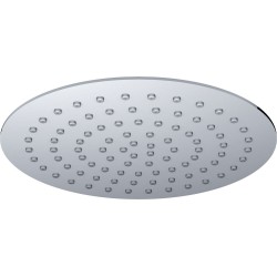 Ufo hoofddouche rond 20 cm chroom