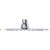 Ufo hoofddouche rond 20 cm chroom