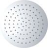 Ufo hoofddouche rond 20 cm chroom