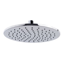 UniMatch hoofddouche rond 25 x 0,8 cm chroom