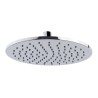 UniMatch hoofddouche rond 25 x 0,8 cm chroom