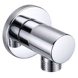 UniMatch wandaansluitbocht rond 1/2" chroom