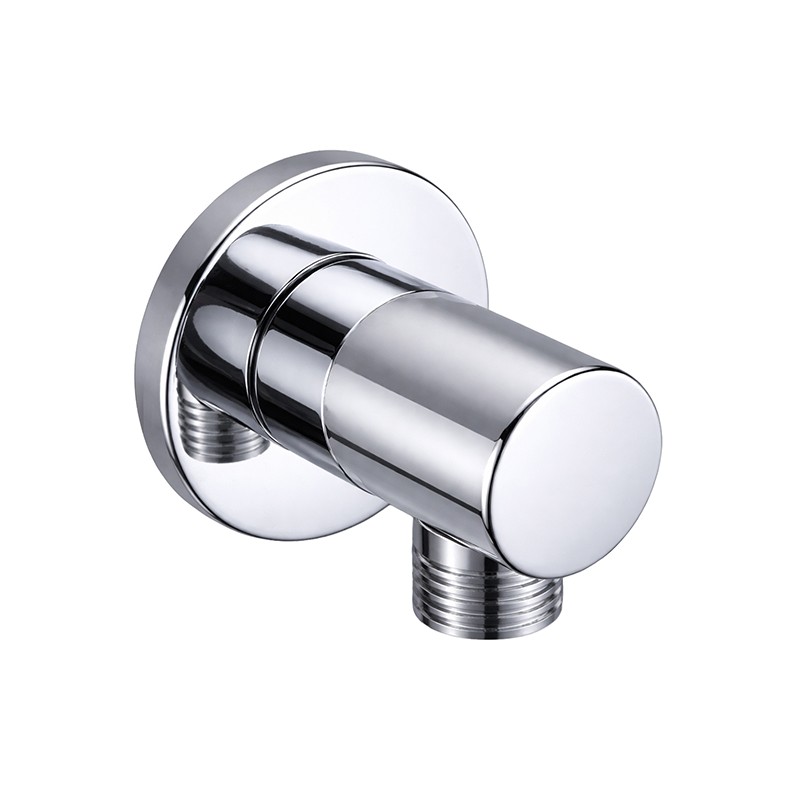 UniMatch wandaansluitbocht rond 1/2" chroom
