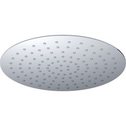 Ufo hoofddouche rond 30 cm chroom