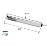 Handdouche rond 1/2'' chroom