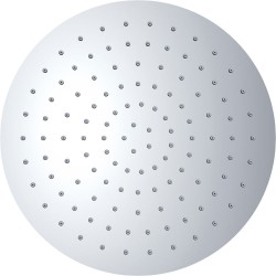 Ufo hoofddouche rond 30 cm chroom