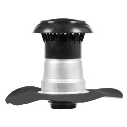 Anjo Vent-alu T3000 dubbelwandig PP kap 70/80mm Resitrix SK W