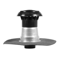 Anjo Vent-alu T3000 dubbelwandig PP kap 150/160mm bitumen SBS