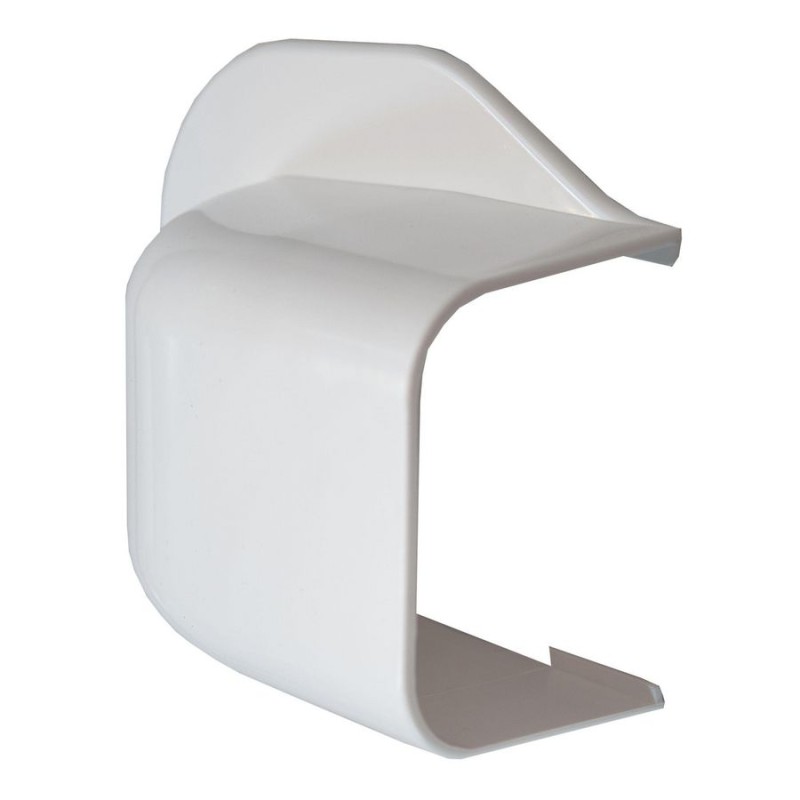 Canalit Muurafdekkap 65 x 50 mm pvc wit