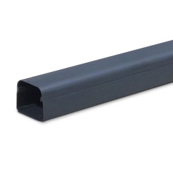Canalit leidinggoot 90 x 65 mm 2mtr pvc antraciet