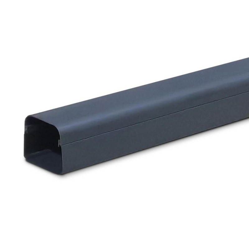 Canalit leidinggoot 90 x 65 mm 2mtr pvc antraciet