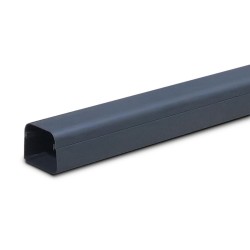 Canalit leidinggoot 65 x 50 mm 2mtr pvc antraciet