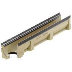 ACO Multiline Light V100S Gootelement T10.0.2 L1000mm OU Ø110mm