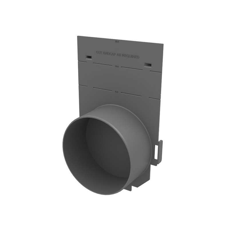 ACO Multiline Light V150S Eindplaat multifuntioneel uitloop Ø110mm