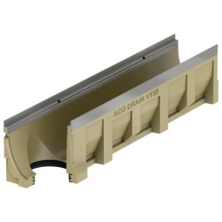 ACO Multiline Light V150S Gootelement T10.0.2 L1000mm OU Ø110mm