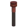 Ubbink MultiVent dakdoorvoer 125 - 980 mm rood