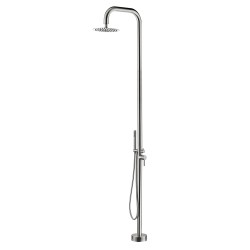 Sole buitendouche met handdouche RVS