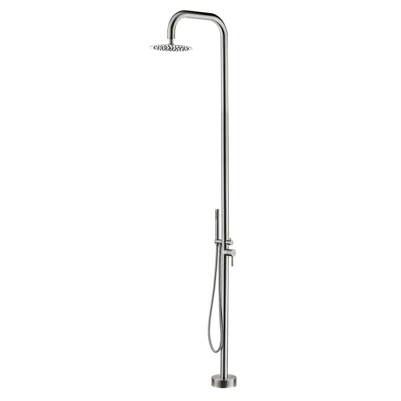 Sole buitendouche met handdouche RVS