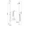 Sunset buitendouche met handdouche RVS-316
