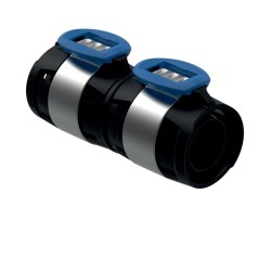 Geberit - FlowFit Fitting met 2 aansluitingen koppeling ppsu d16