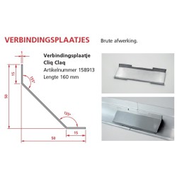 Roval Grindkeringsprofiel Verbinding Cliq Claq H50 L160mm